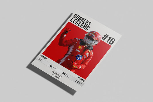 Plakát Charles Leclerc – edice Driver 2.0