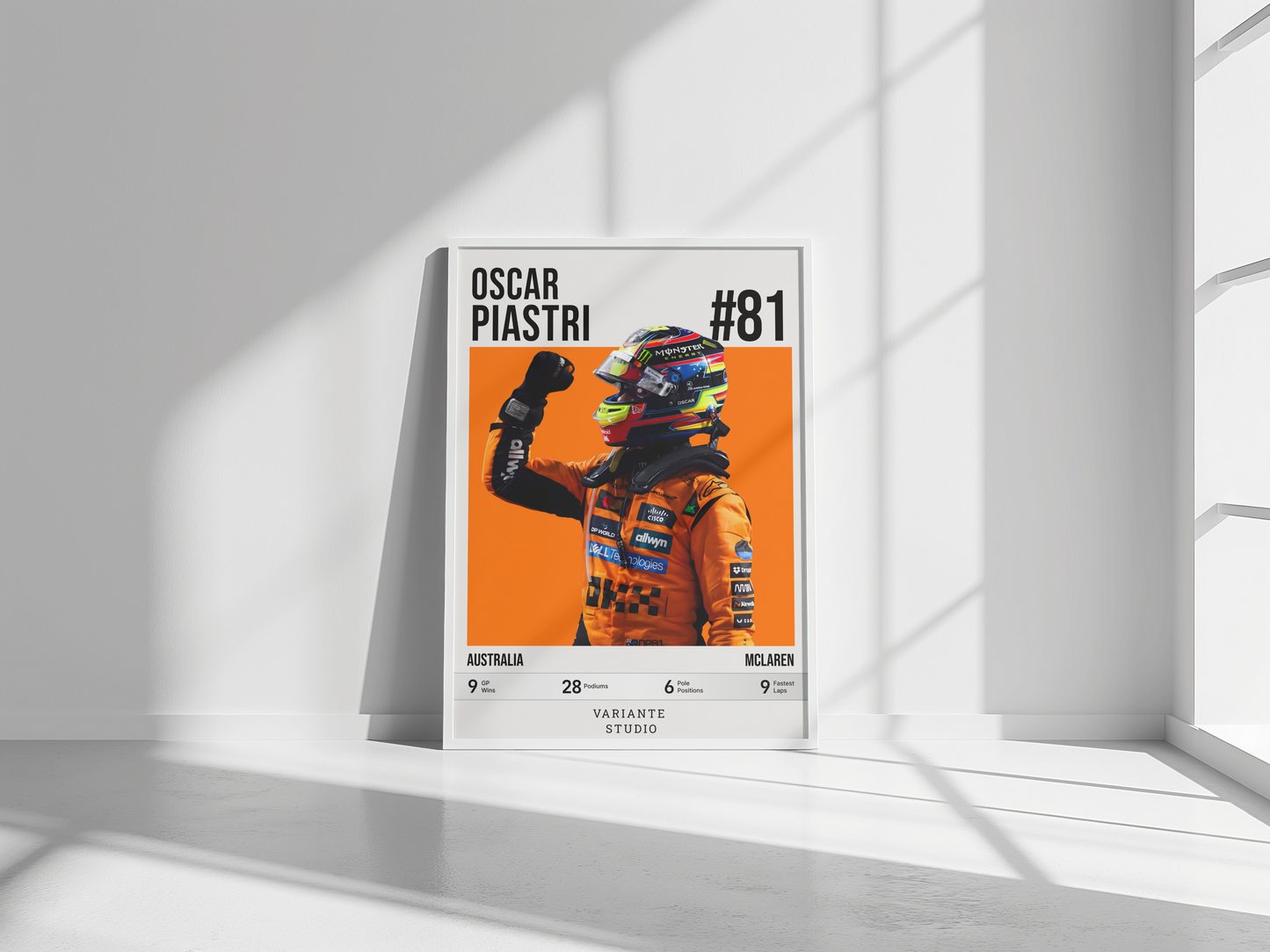 Plakat Oscar Piastri - Driver Edition 2.0