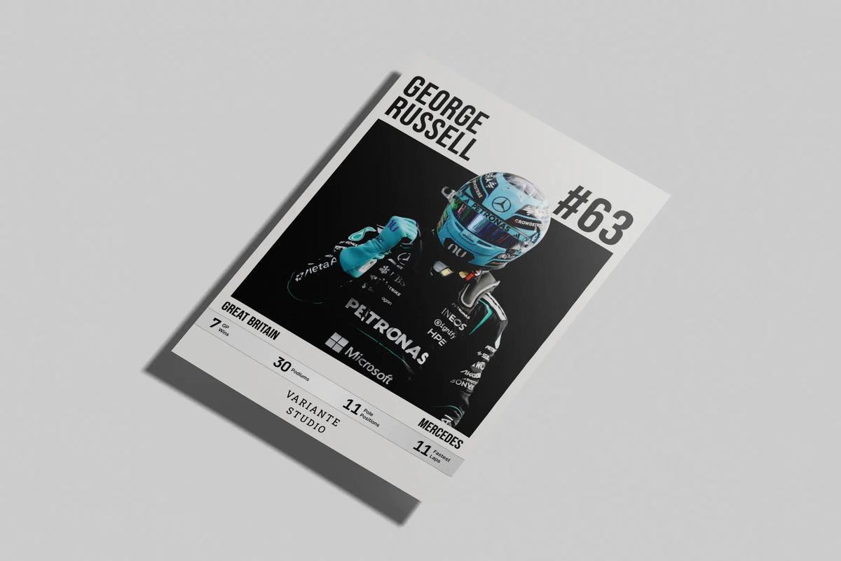 Plakat George Russell - Driver Edition 2.0