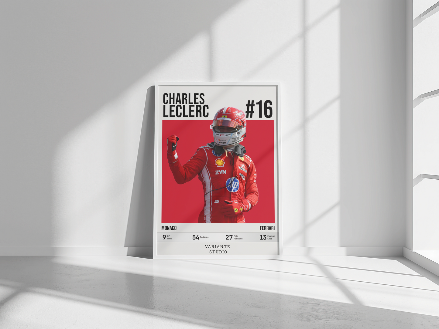Plakat Charles Leclerc - Driver Edition 2.0