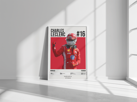Plakat Charles Leclerc - Driver Edition 2.0