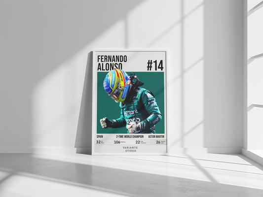 Plakat Fernando Alonso - Driver Edition 2.0