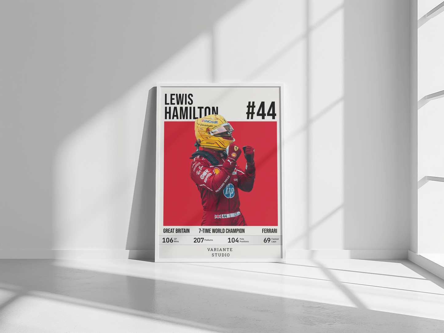 Plakat Lewis Hamilton - Driver Edition 2.0