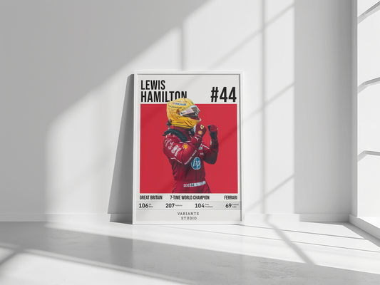 Plakat Lewis Hamilton - Driver Edition 2.0