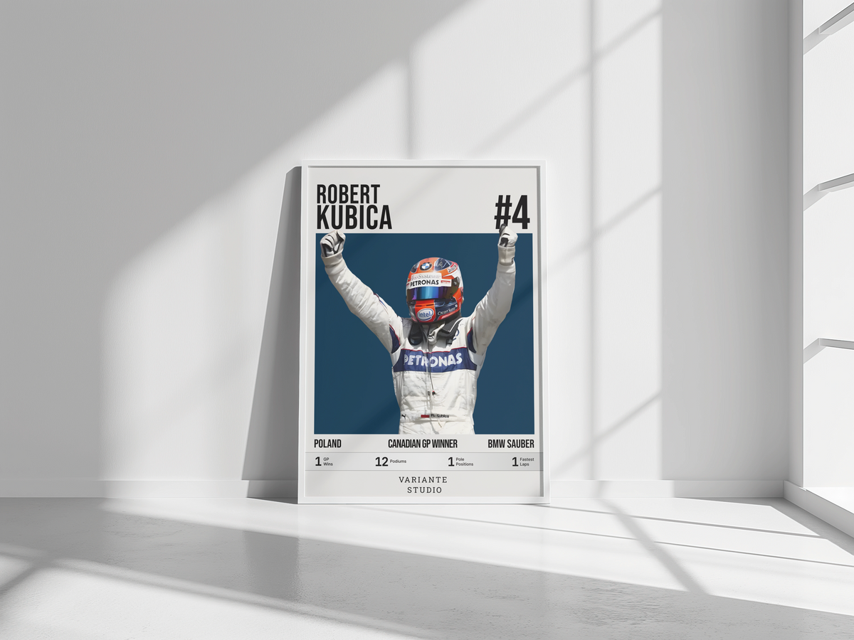 Plakat Robert Kubica - Driver Edition 2.0