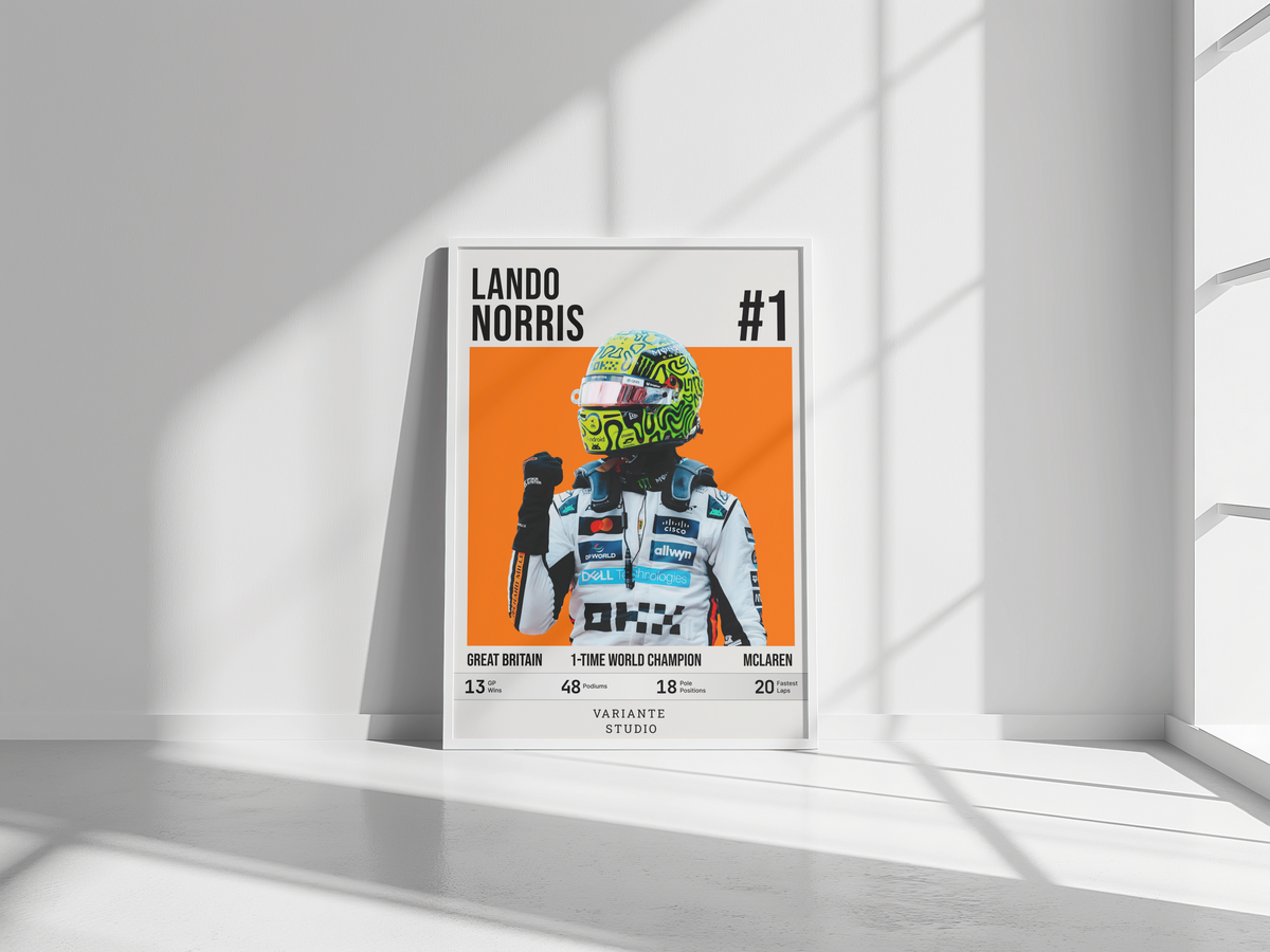 Plakat Lando Norris - Driver Edition 2.0