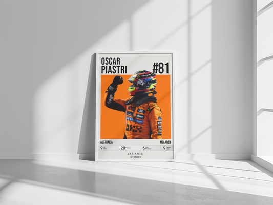 Plakat Oscar Piastri - Driver Edition 2.0