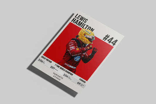 Plakát Lewis Hamilton - Driver Edition 2.0