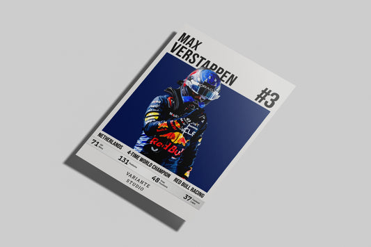 Plakát Max Verstappen - Driver Edition 2.0