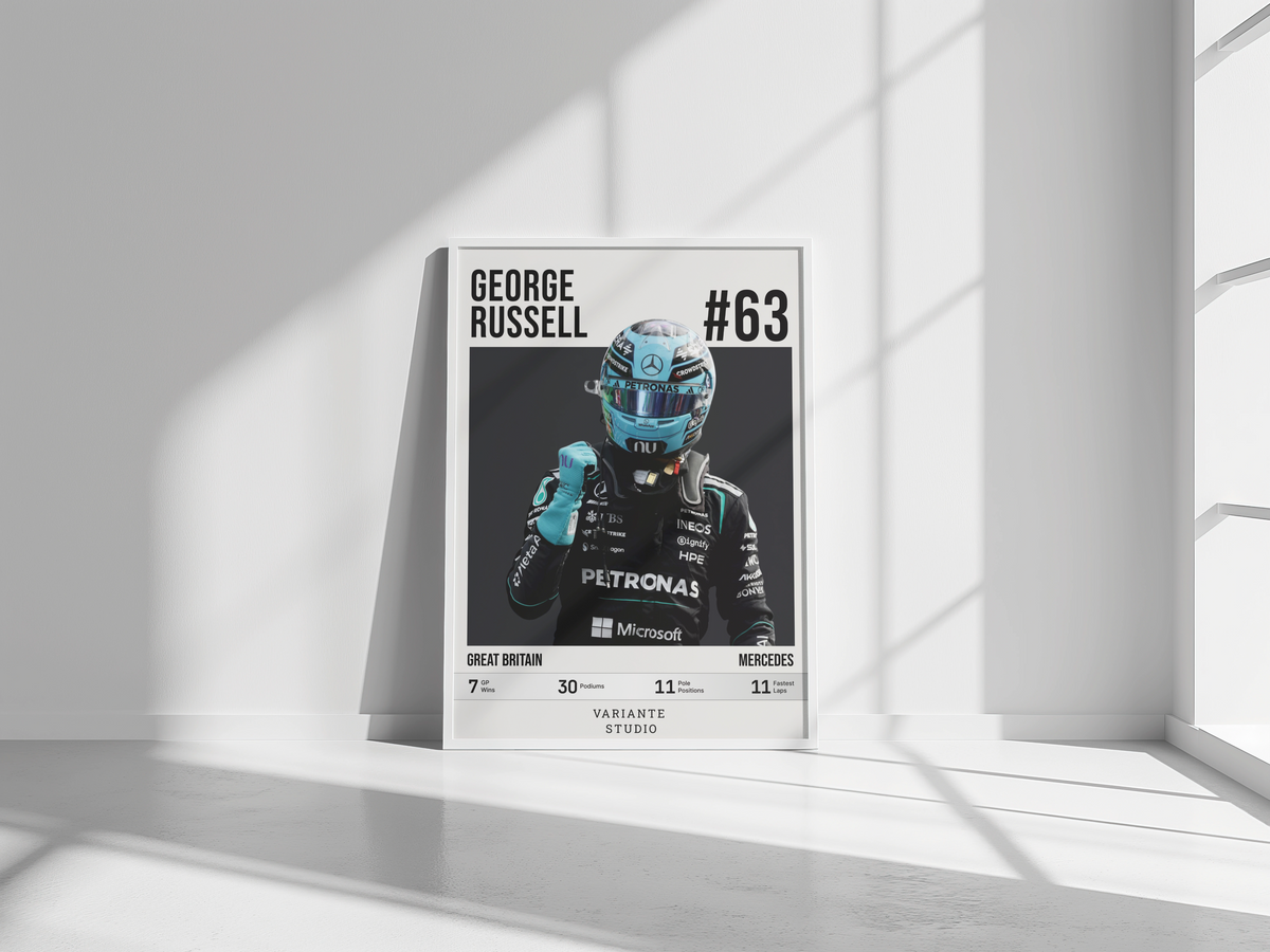 Plakat George Russell - Driver Edition 2.0