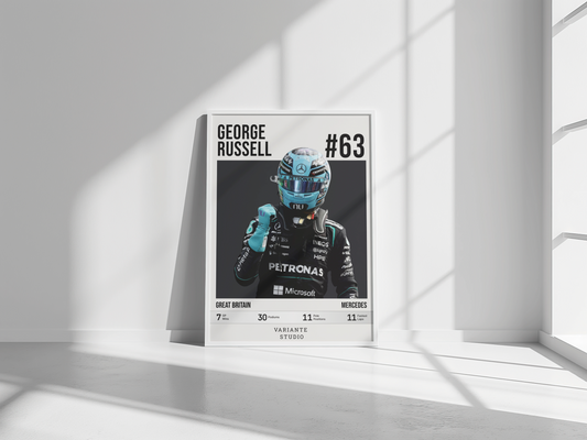 Plakat George Russell - Driver Edition 2.0
