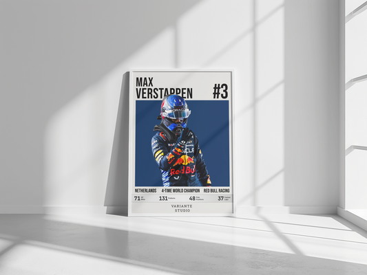 Plakat Max Verstappen - Driver Edition 2.0