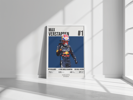 Plakat Verstappen #1 - Driver Edition 2.0